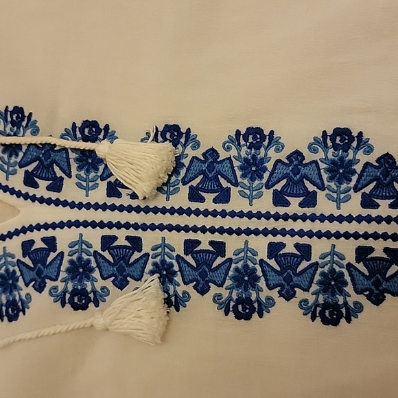 Spell & The Gypsy Santorini Embroidered Tunic Dress - Picture 6 of 8